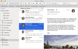 Mail, el programa de correo de Apple