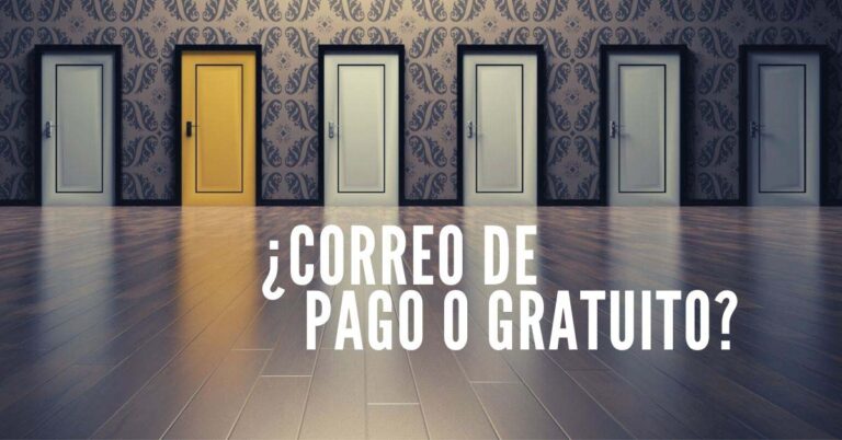 Ventajas del correo de pago o gratis