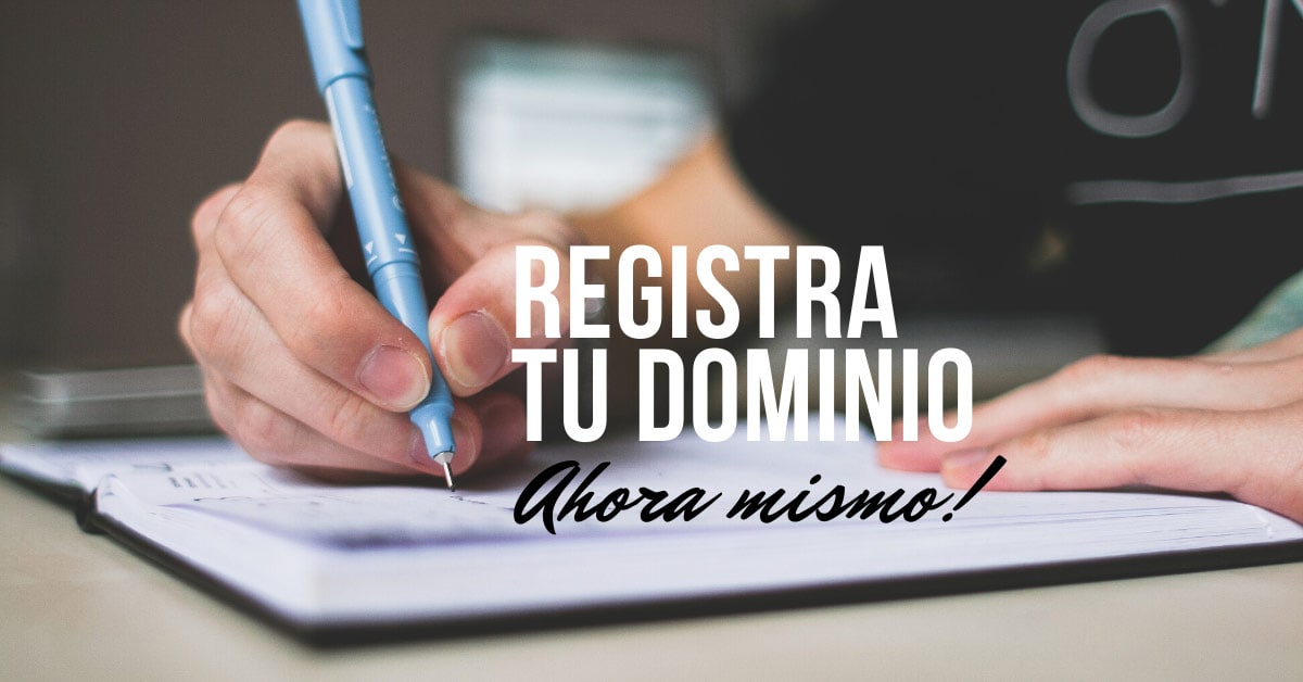 Registra tu dominio