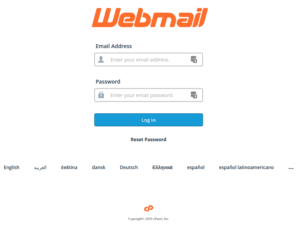 Webmail, para leer los correos desde el navegador